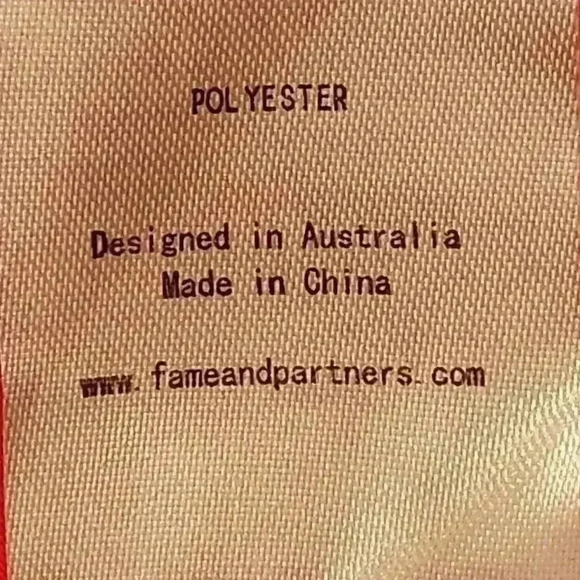 NEW NWT Fame And Partners Cherry Red Leo Halter Open Back Maxi Dress Size 4 US - Picture 13 of 13